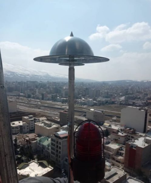 حفاظت ساختمان در برابر صاعقه