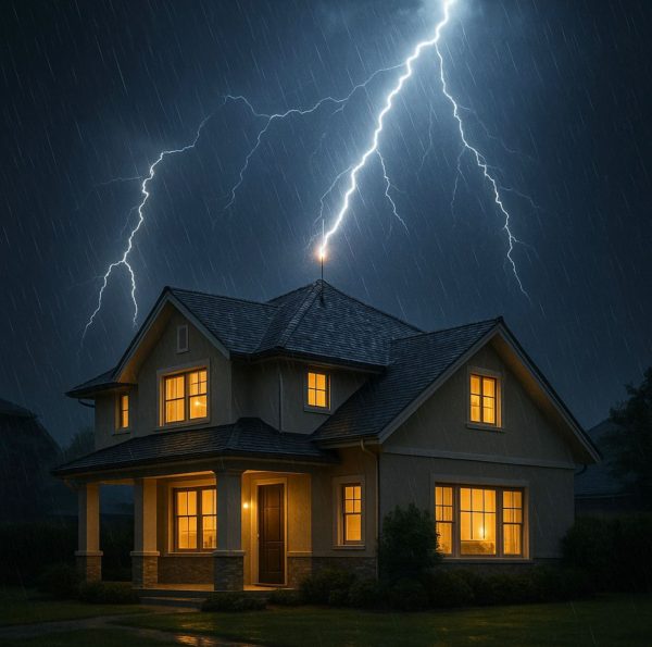 صاعقه گیر خانه ویلایی