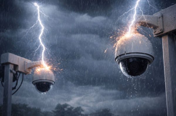 صاعقه گیر دوربین مدار بسته