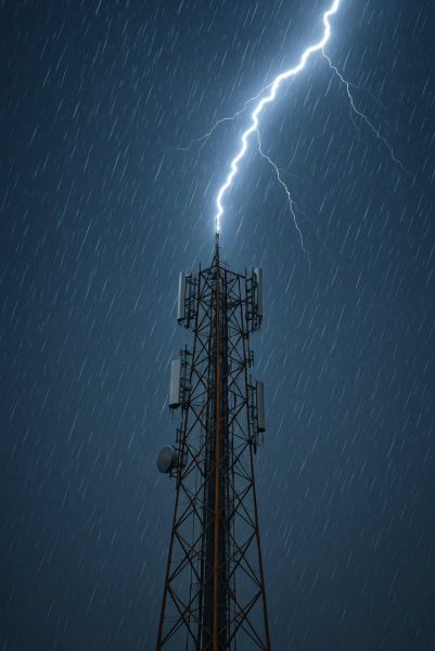 صاعقه گیر دکل مخابراتی