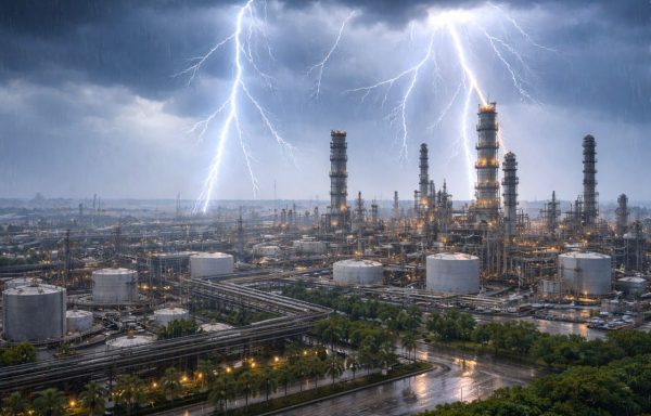 صاعقه گیر پتروشیمی